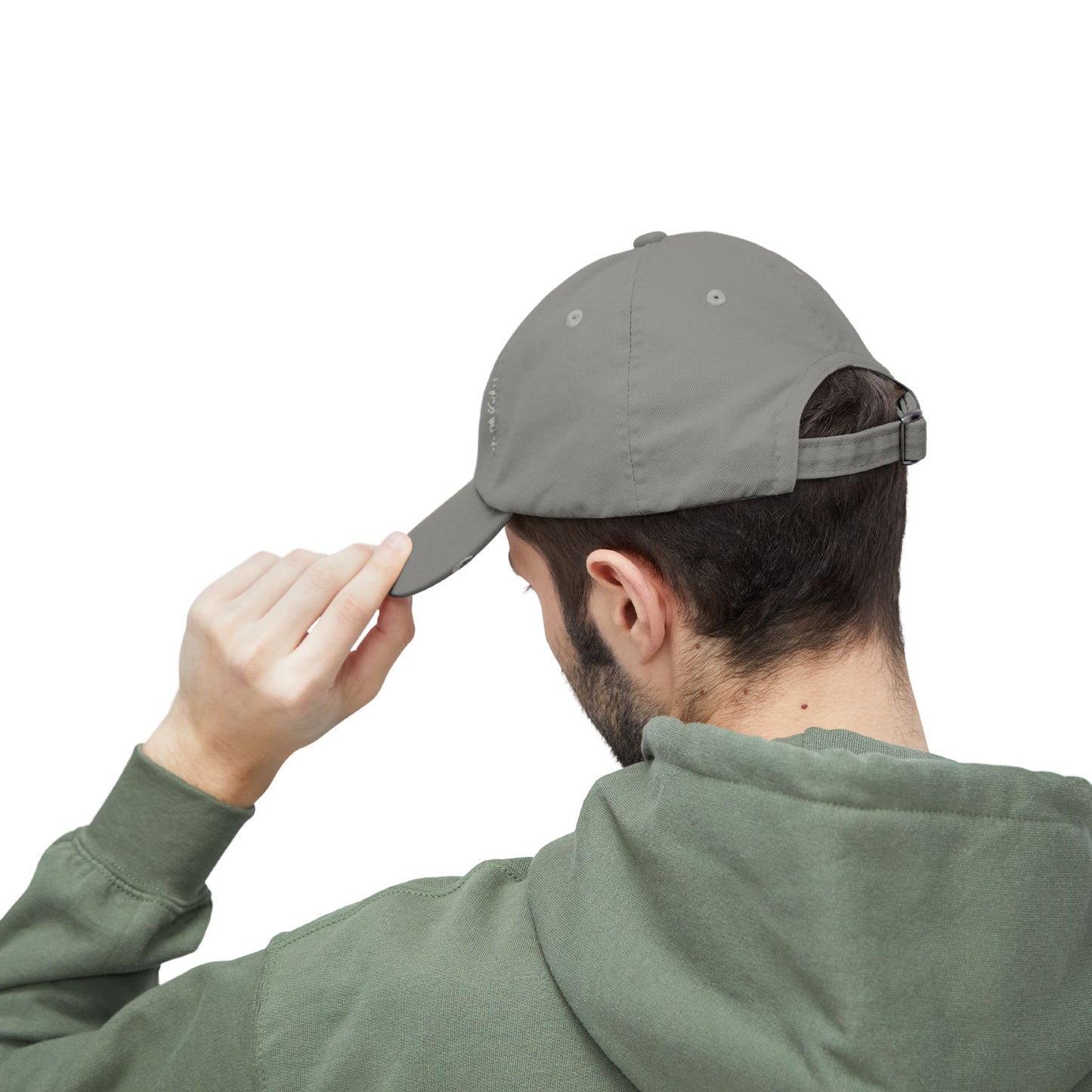 Hat Unisex Distressed Cap Love by Mariu del Campo. - Mariu del Campo