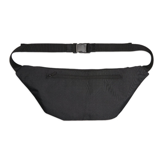 Fanny Pack Large African Wild by Mariu del Campo — strap and zipper detail