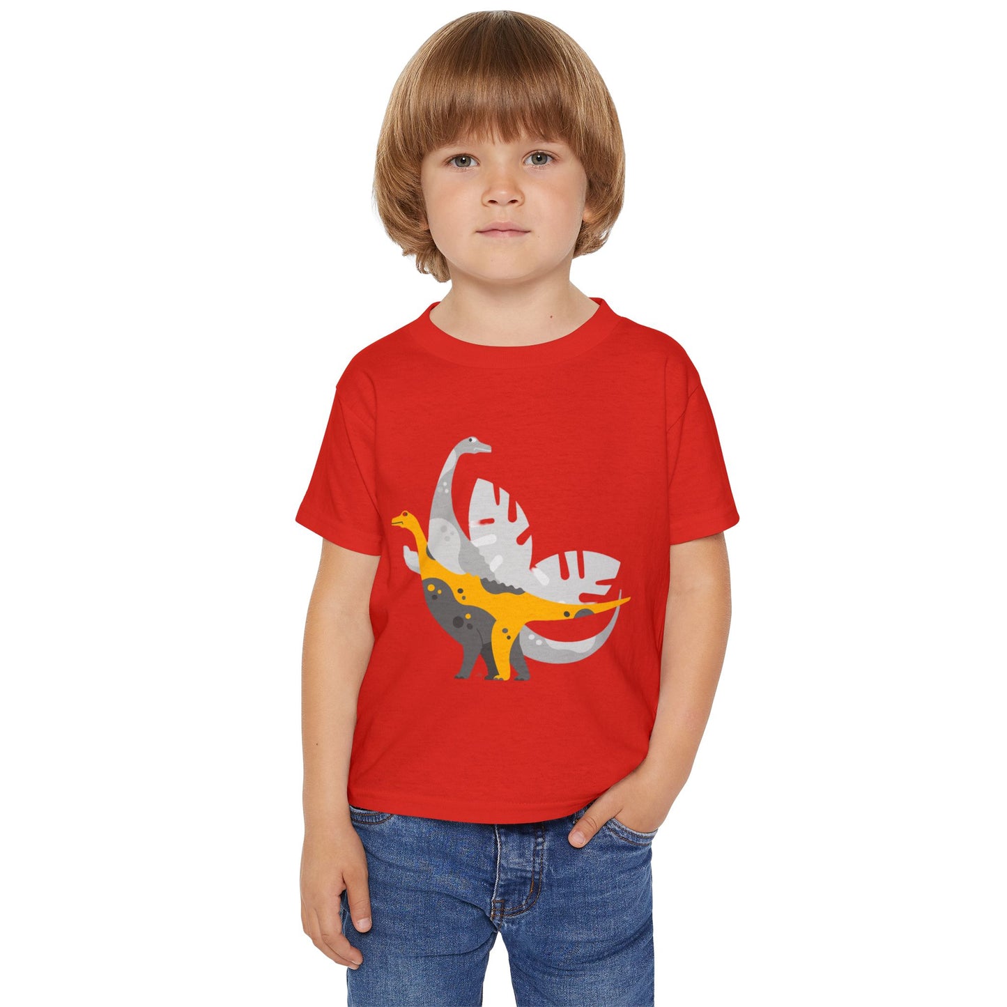 T-Shirt Heavy Cotton™ Toddler Dinosaurs by Mariu del Campo.
