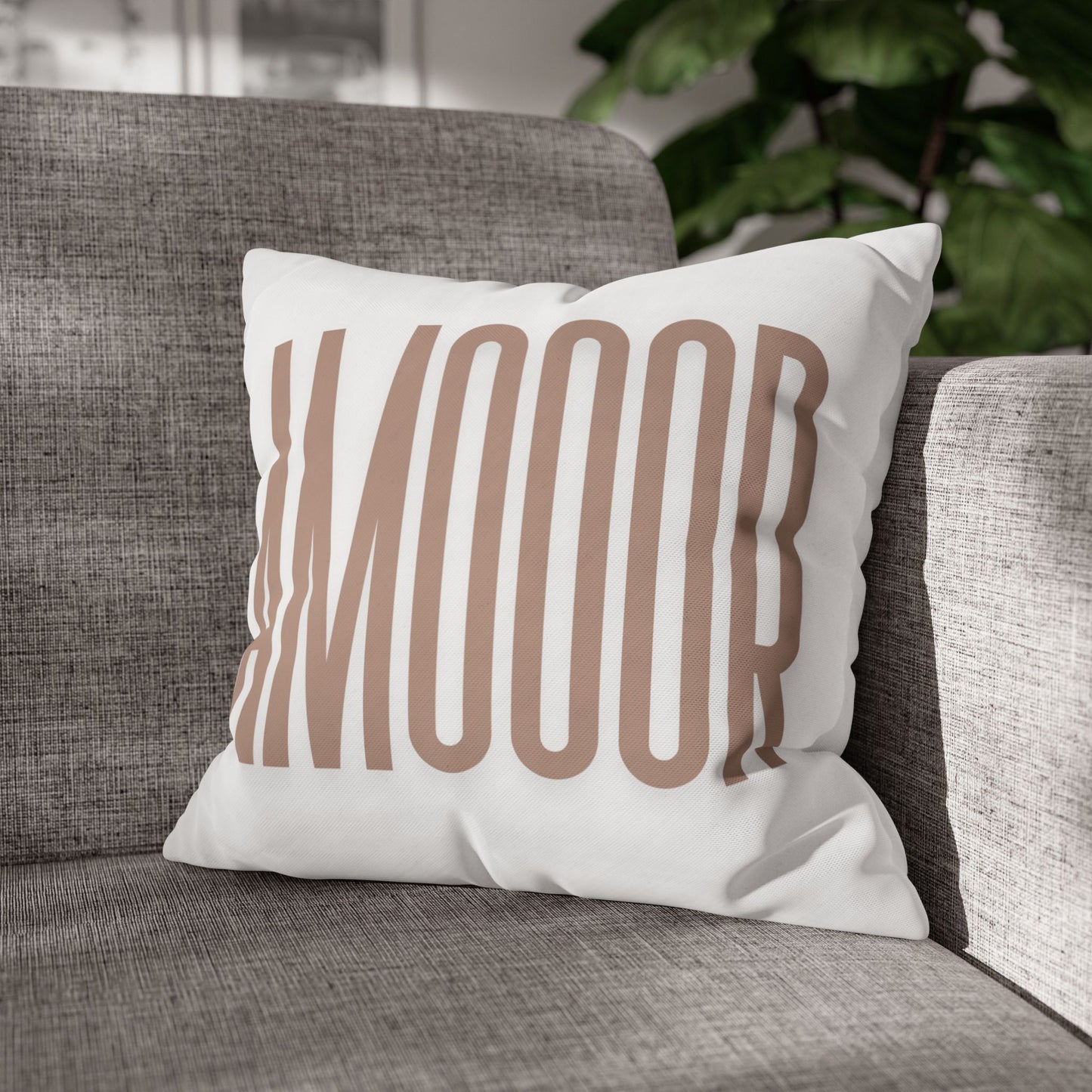 Pillow Modern Square Throw AMOOOR by Mariu del Campo.