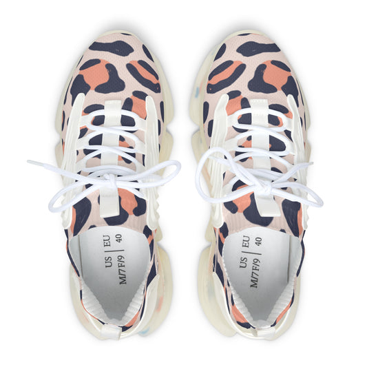 Sneakers Mesh Unisex Leopardo by Mariu del Campo — side profile view