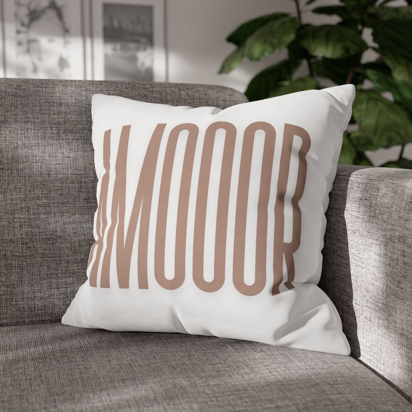 Pillow Modern Square Throw AMOOOR by Mariu del Campo.