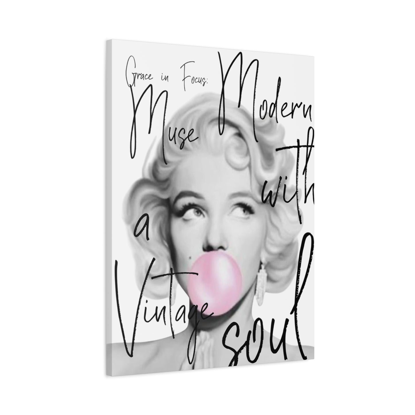 Canvas Marilyn Monroe by Mariu del Campo.