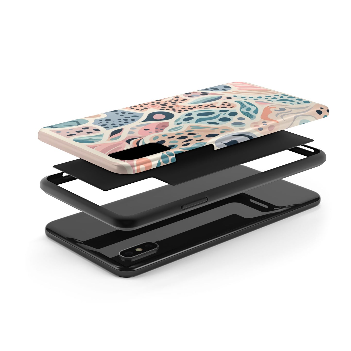 Cases Tough Phone Animal Print - Pastel Design by Mariu del Campo.