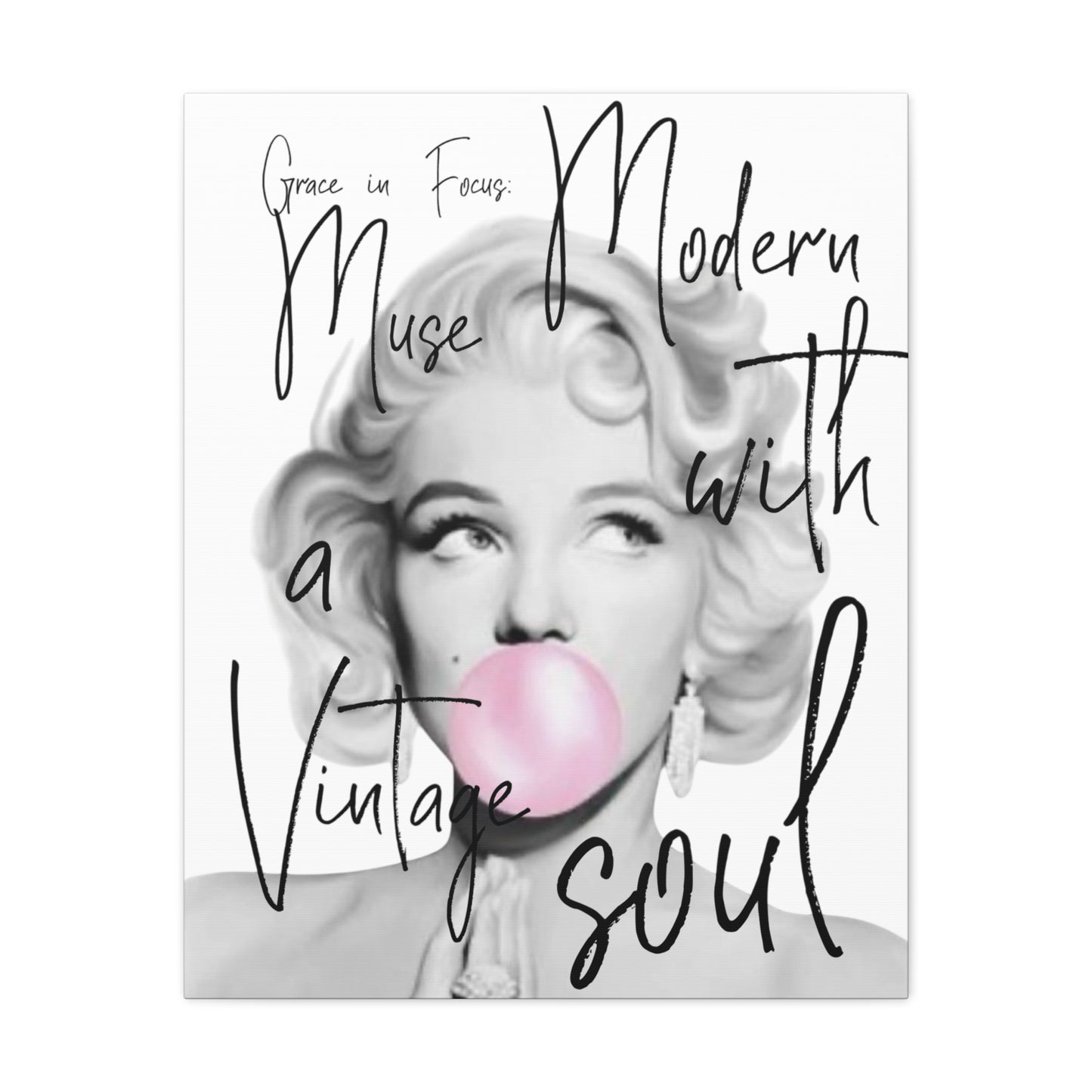 Canvas Marilyn Monroe by Mariu del Campo.