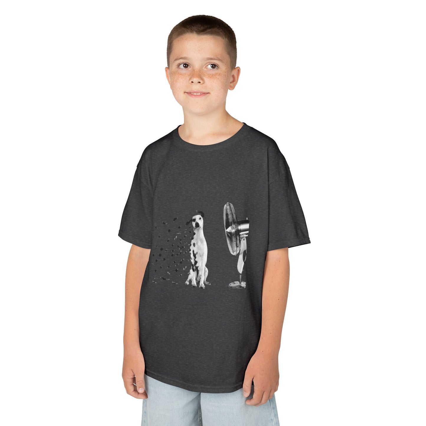 T- Shirt Kids Cotton Dalmata's fan by Mariu del Campo.