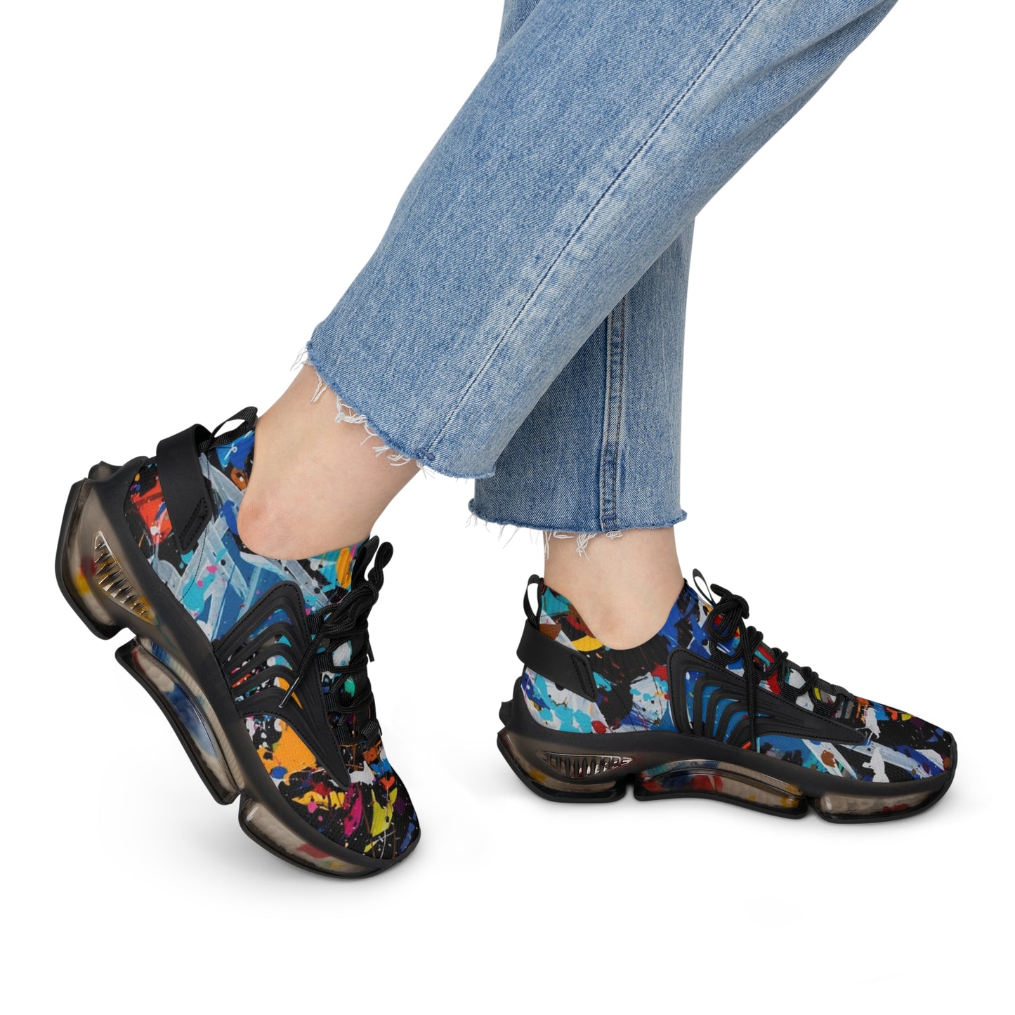 Sneakers Women's Mesh paint by Mariu del Campo.