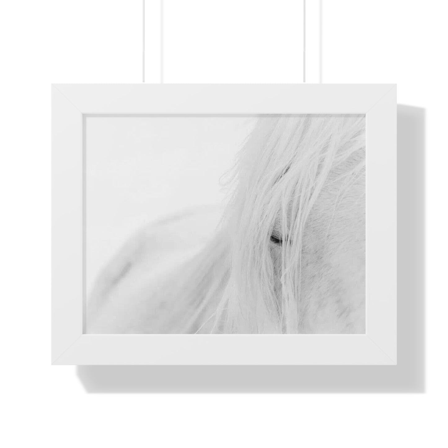 Poster Framed Horizontal horse by Mariu del Campo.