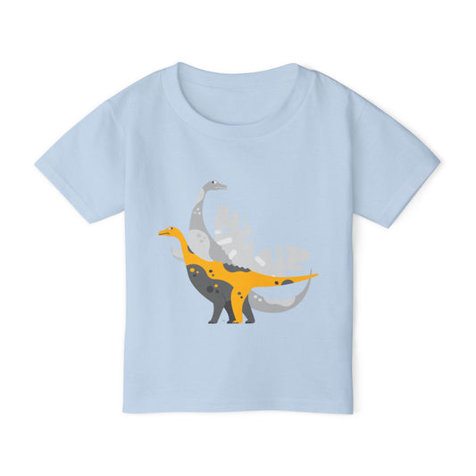 T-Shirt Toddler Dinosaurs by Mariu del Campo — back view with artwork