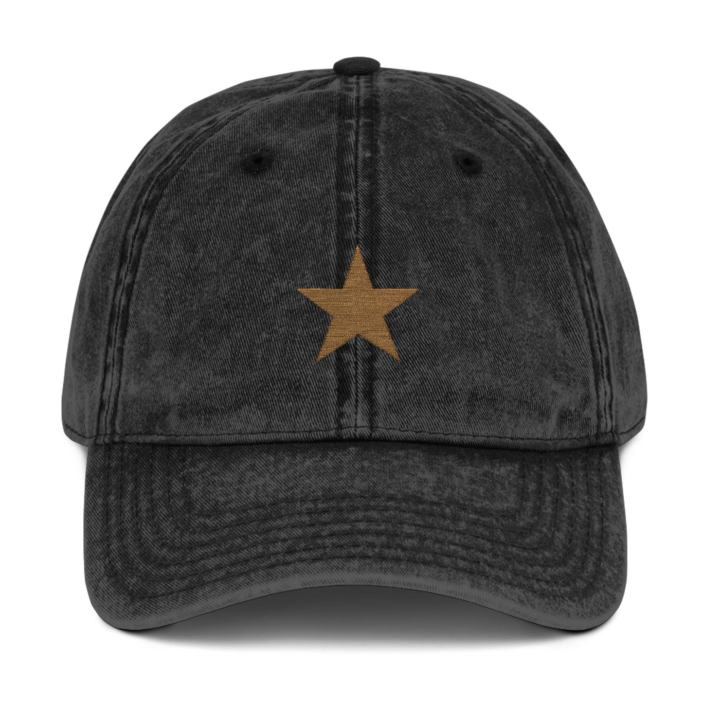 Cap Vintage Golden Star Embroidered by Mariu del Campo.