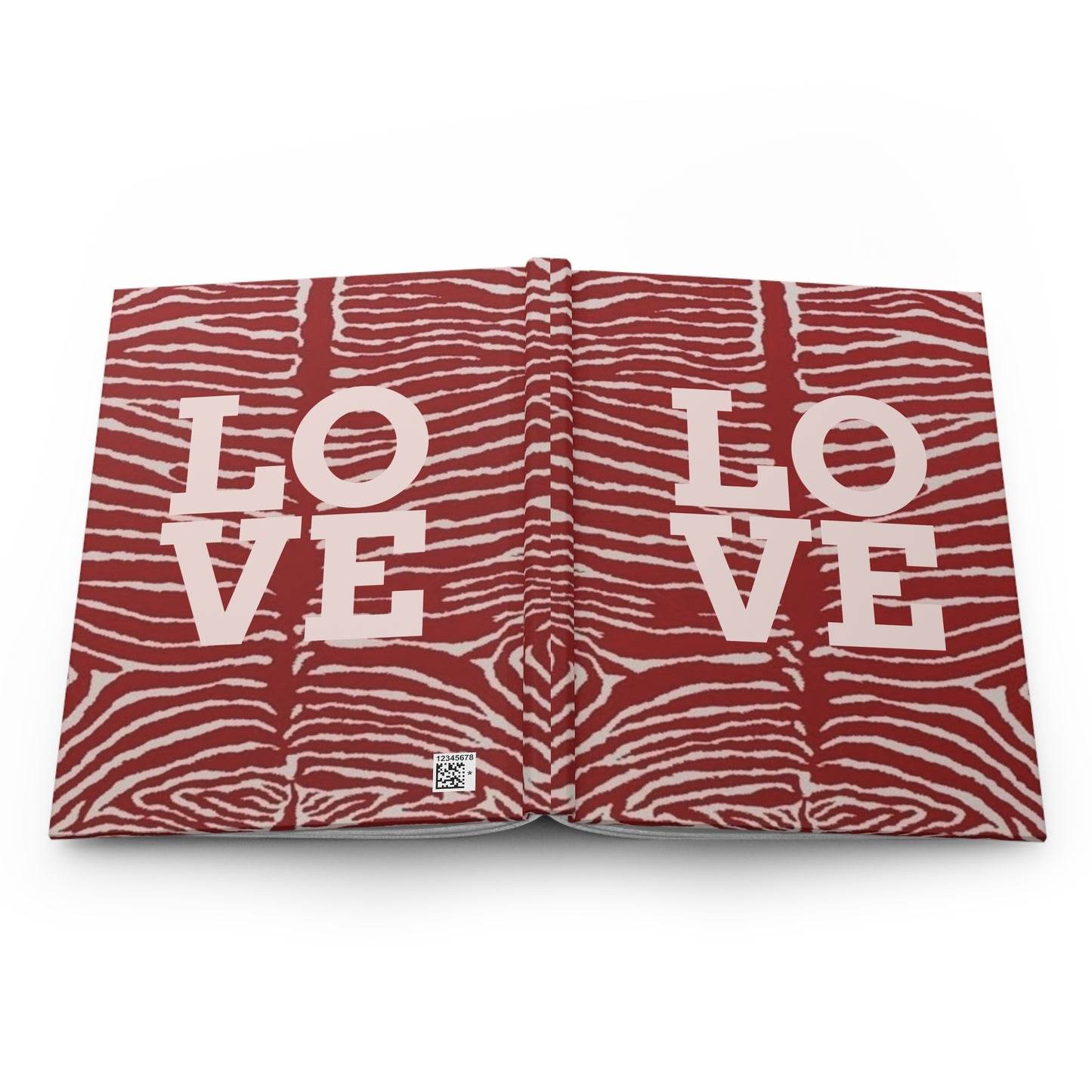 Journal Hardcover Matte zebra by Mariu del Campo.
