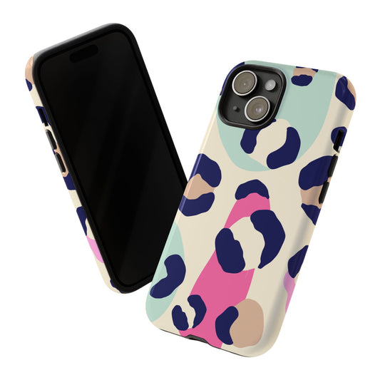 Phone Case Tough Leopard by Mariu del Campo — matte finish option
