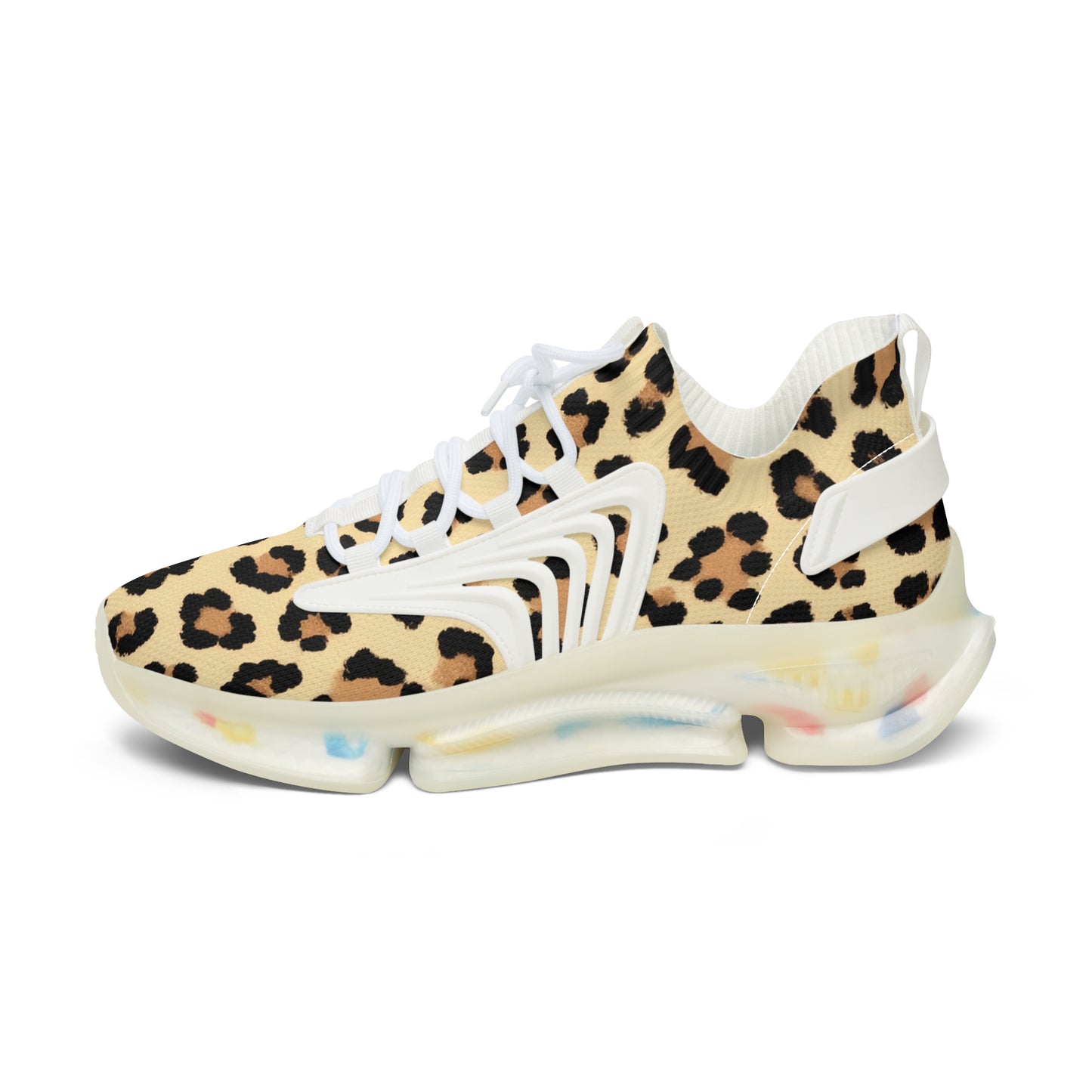 Sneakers Women's Mesh leopard spots by Mariu del Campo.