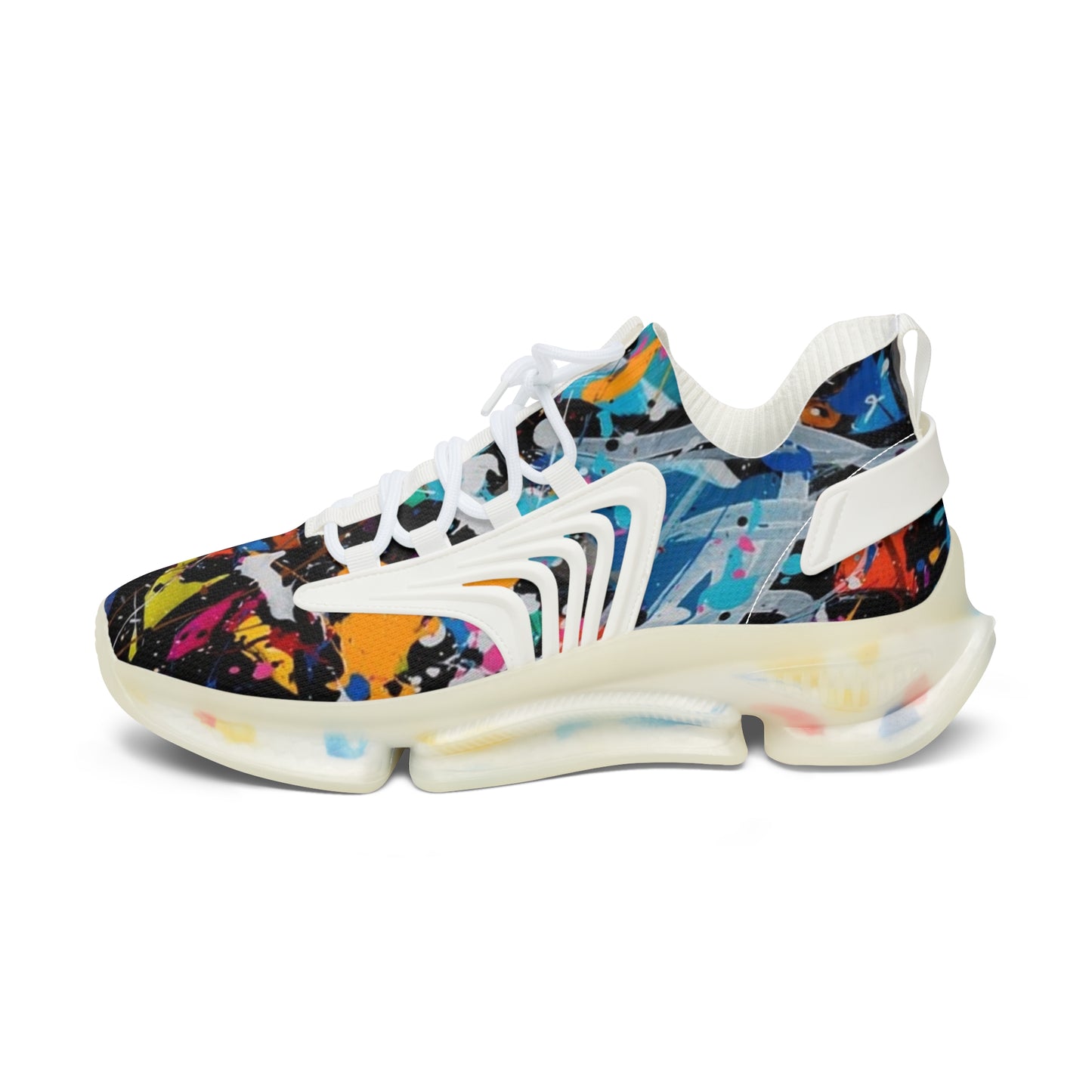 Sneakers Women's Mesh paint by Mariu del Campo.