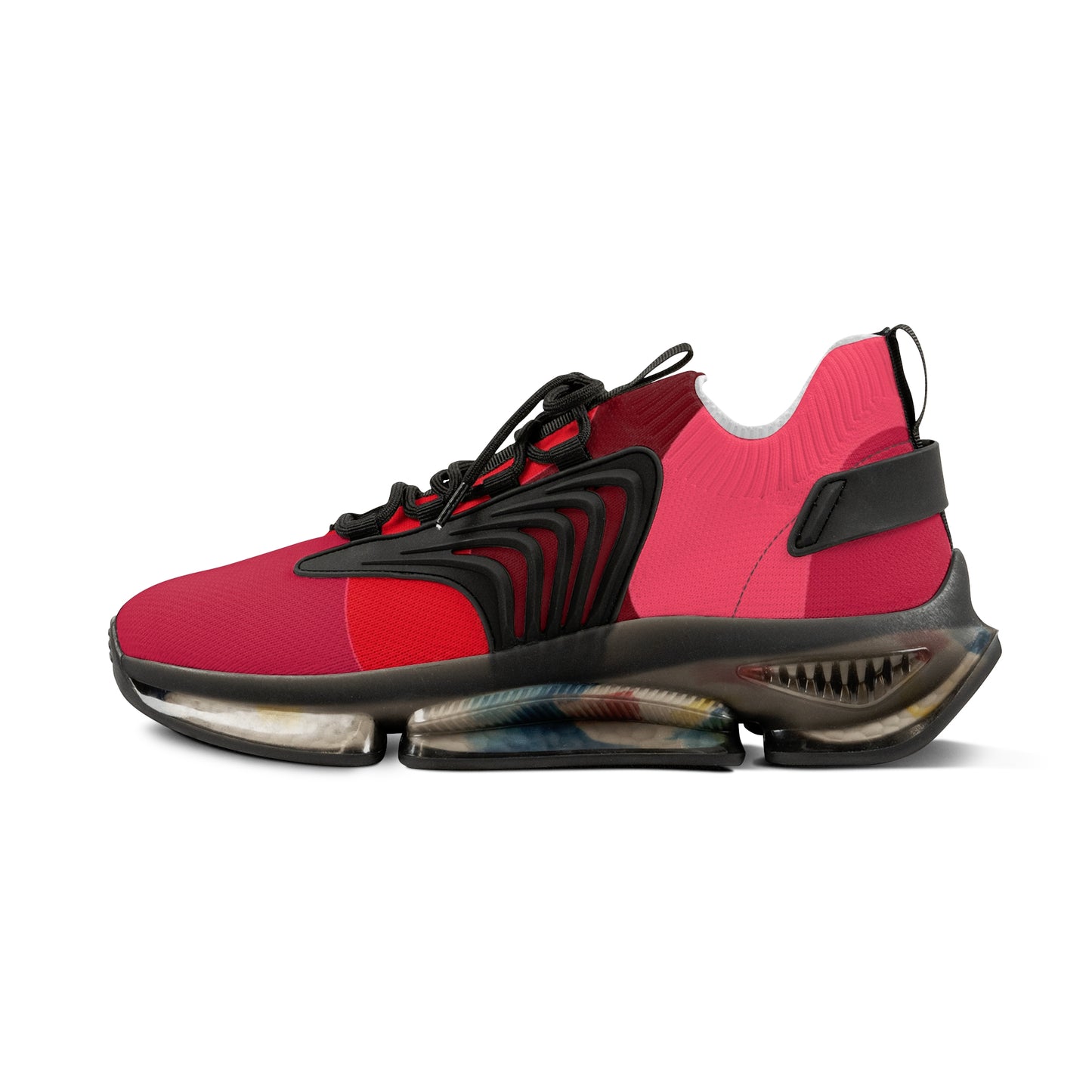 Sneakers unisex Mesh dark red by Mariu del Campo.