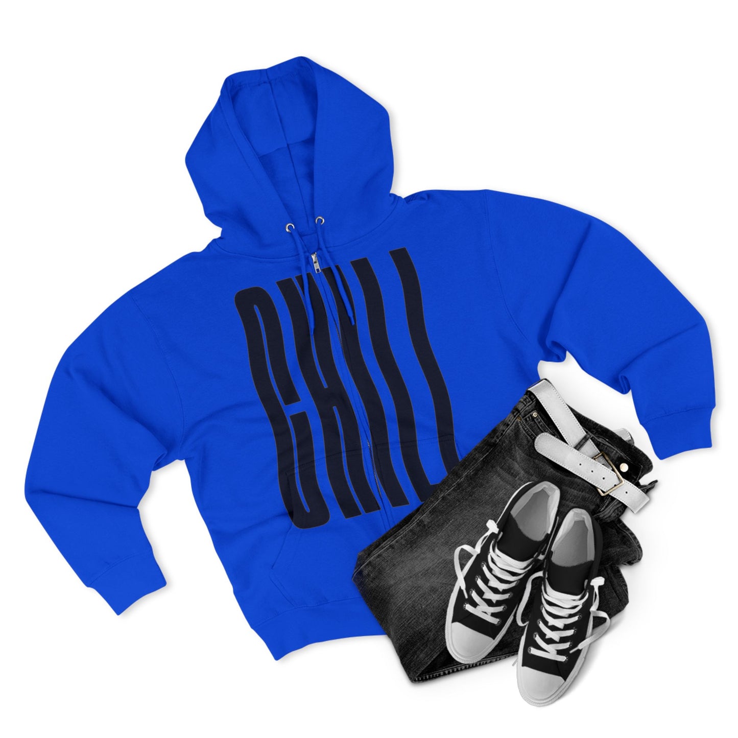 Hoodie Chill Unisex Zip by Mariu del Campo.