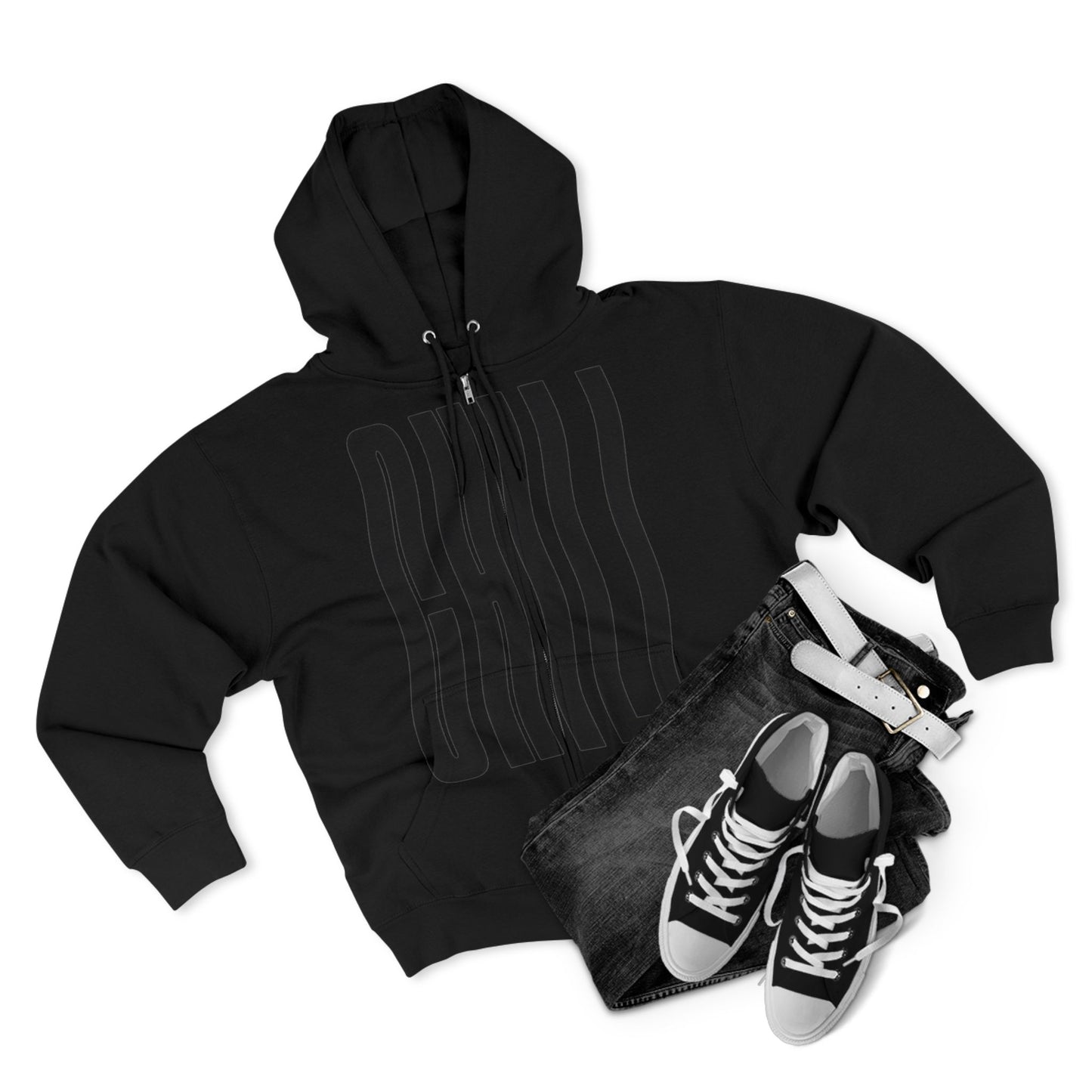 Hoodie Chill Unisex Zip by Mariu del Campo.