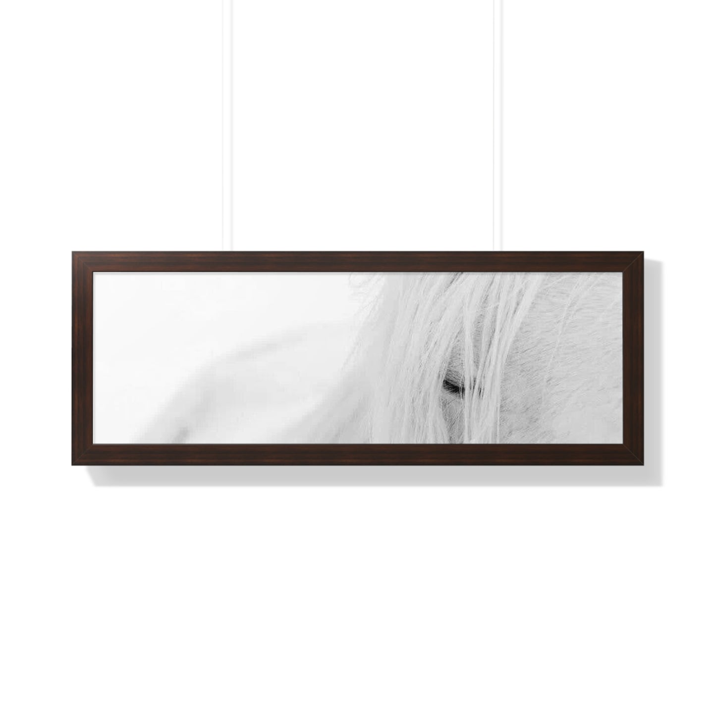 Poster Framed Horizontal horse by Mariu del Campo.