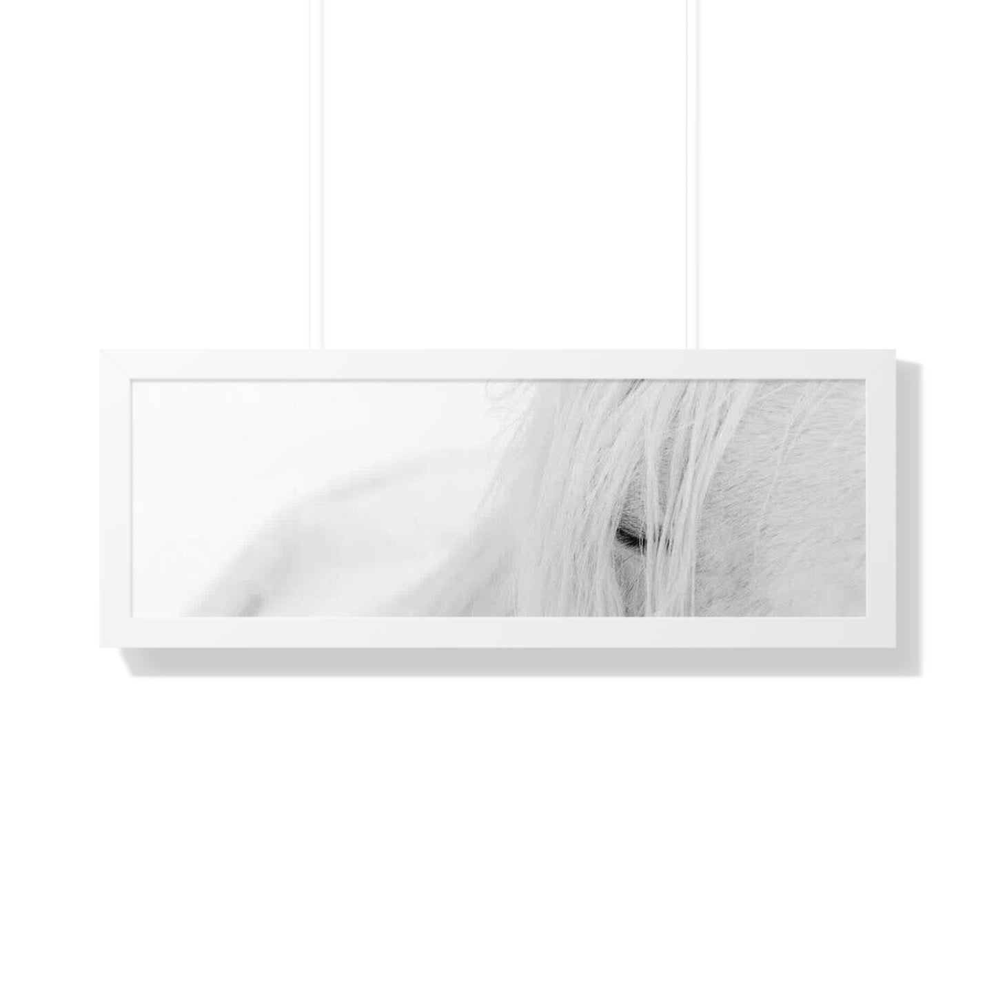 Poster Framed Horizontal horse by Mariu del Campo.