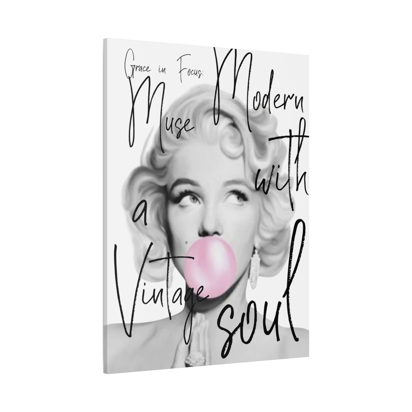 Canvas Marilyn Monroe by Mariu del Campo.