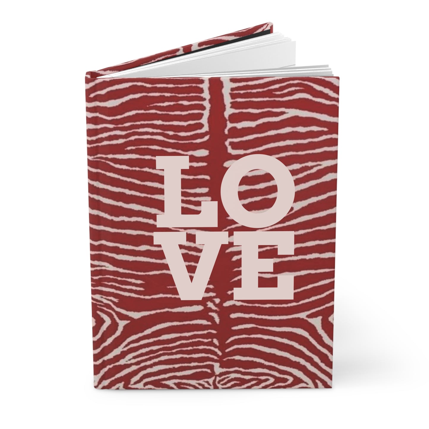 Journal Hardcover Matte zebra by Mariu del Campo.