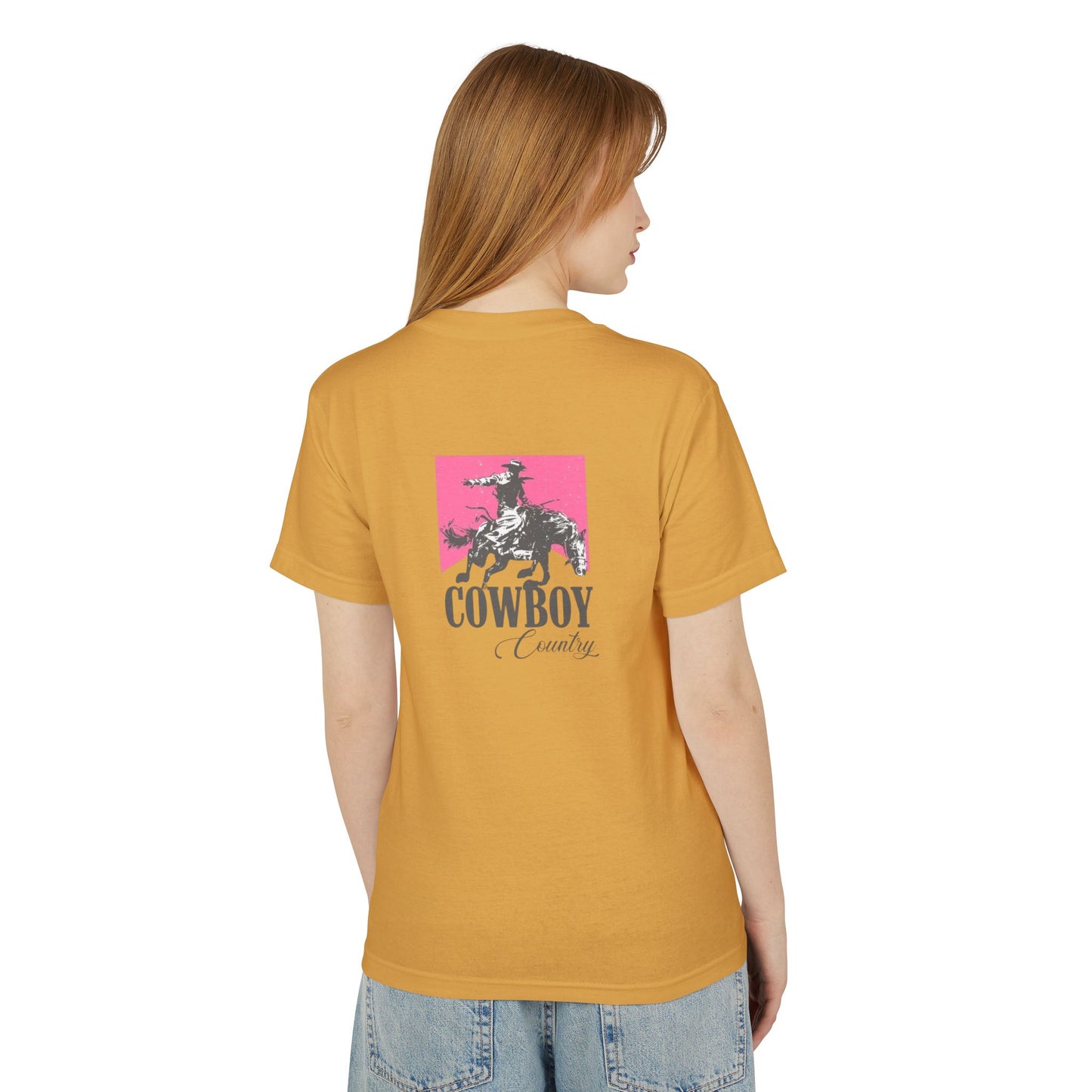 T-Shirt Unisex Cotton CowBoy by Mariu del Campo.