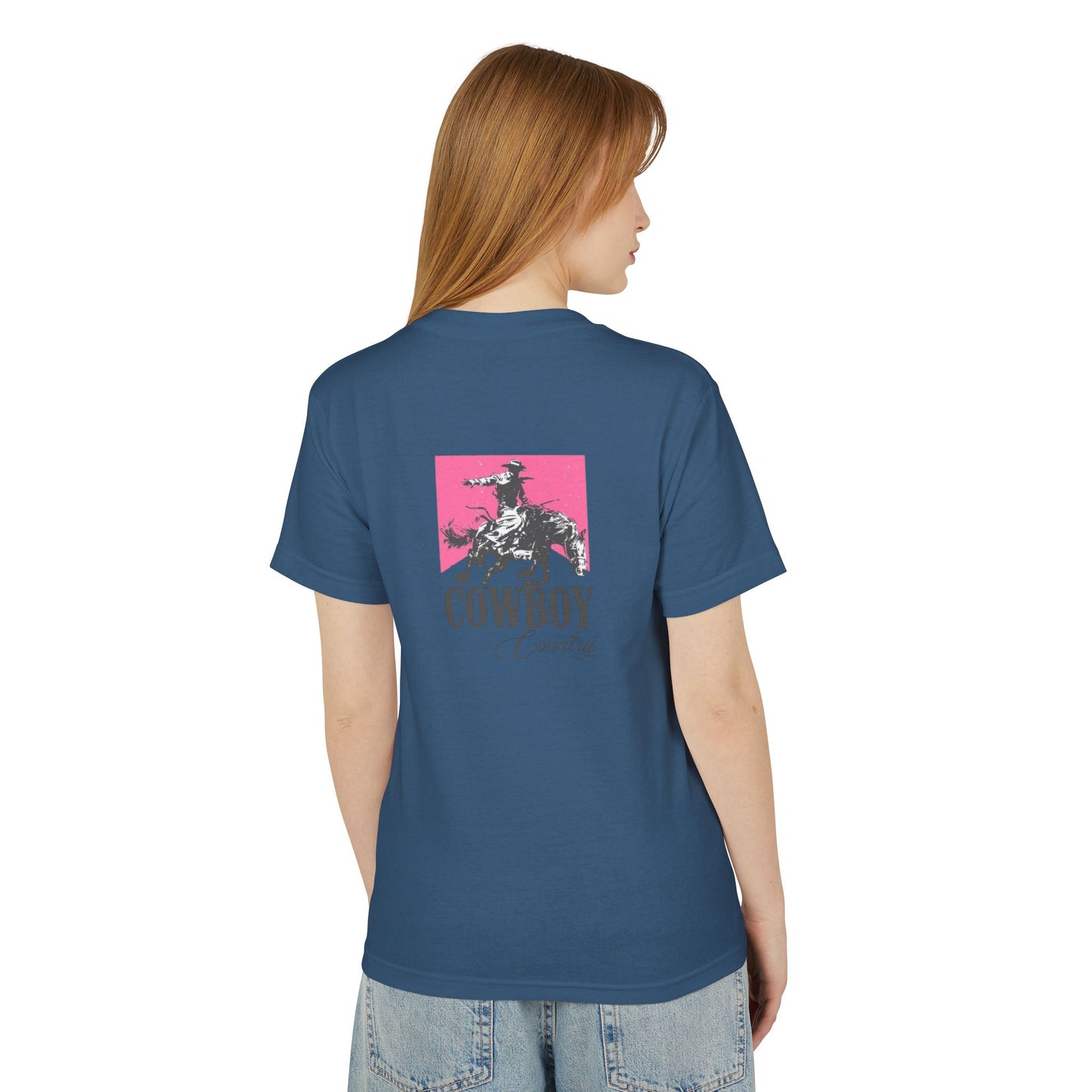 T-Shirt Unisex Cotton CowBoy by Mariu del Campo.