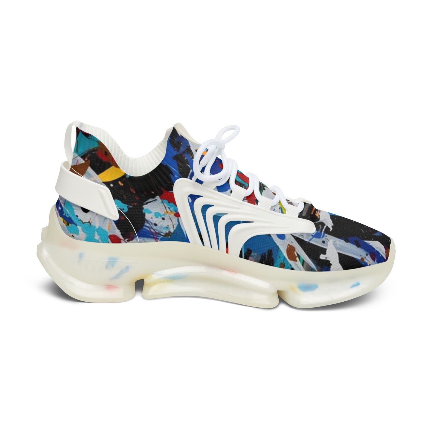 Sneakers Women's Mesh paint by Mariu del Campo.
