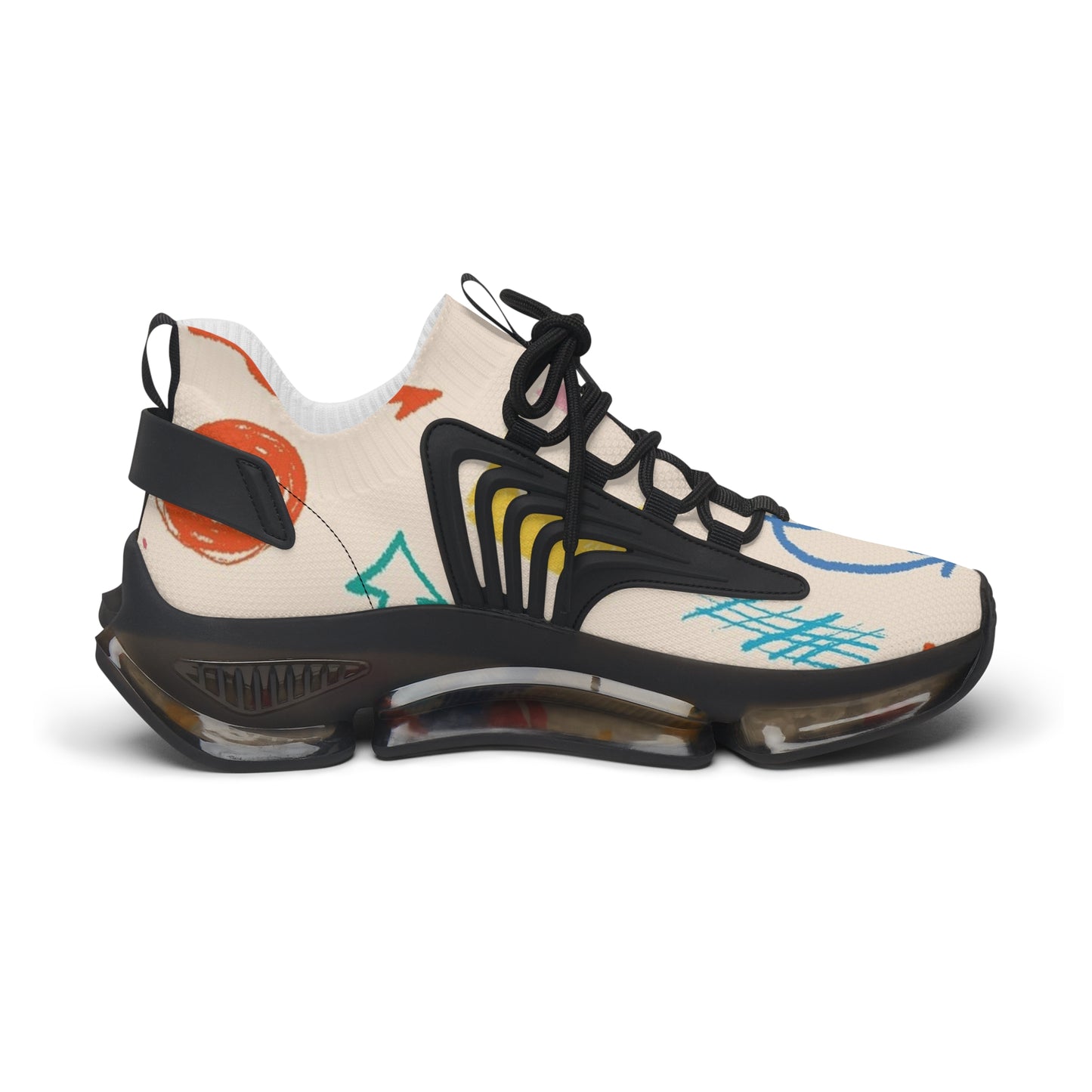 Sneakers Women's Mesh symbols by Mariu del Campo.