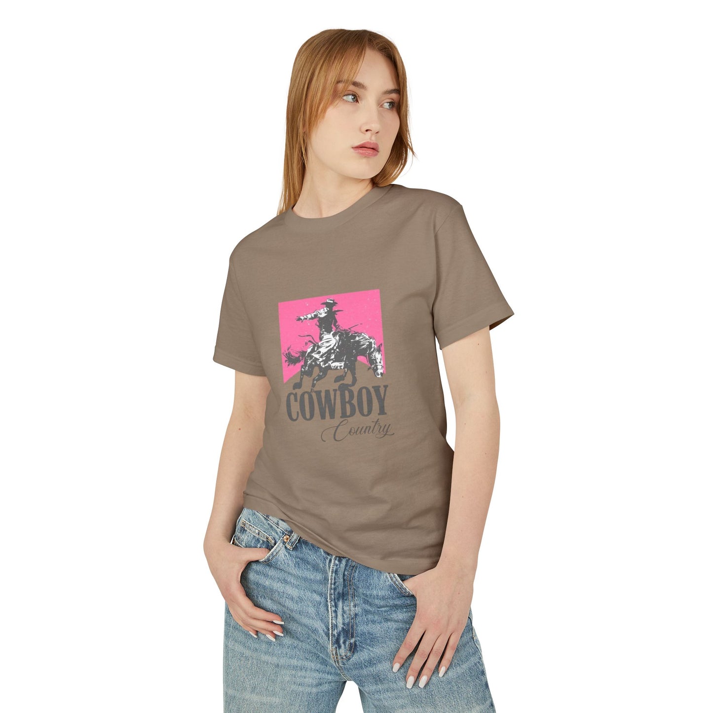 T-Shirt Unisex Cotton CowBoy by Mariu del Campo.