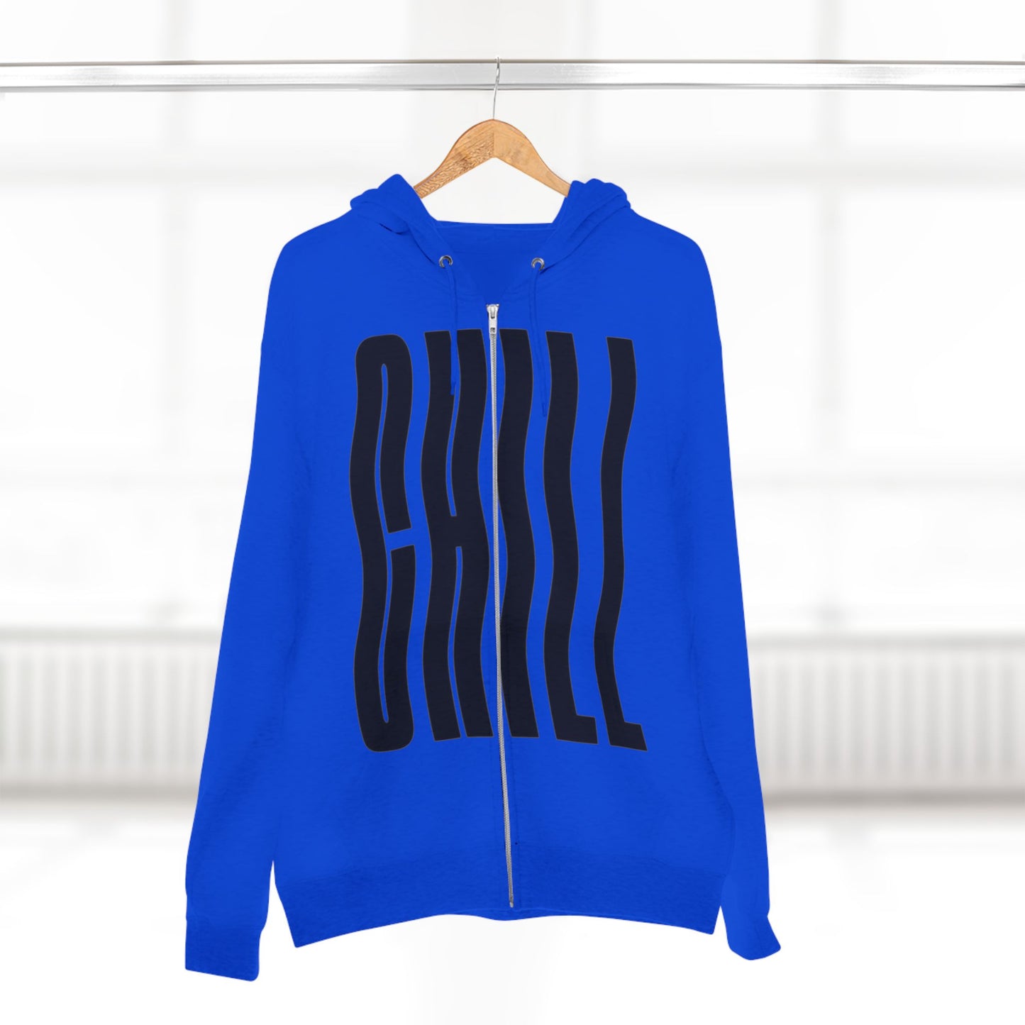 Hoodie Chill Unisex Zip by Mariu del Campo.