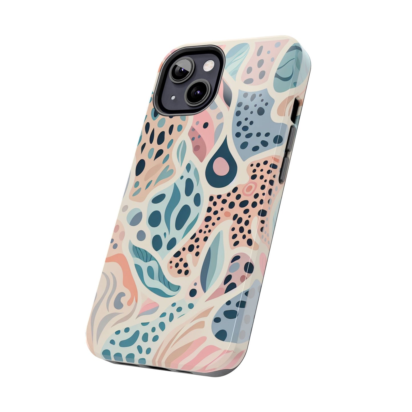 Cases Tough Phone Animal Print - Pastel Design by Mariu del Campo.