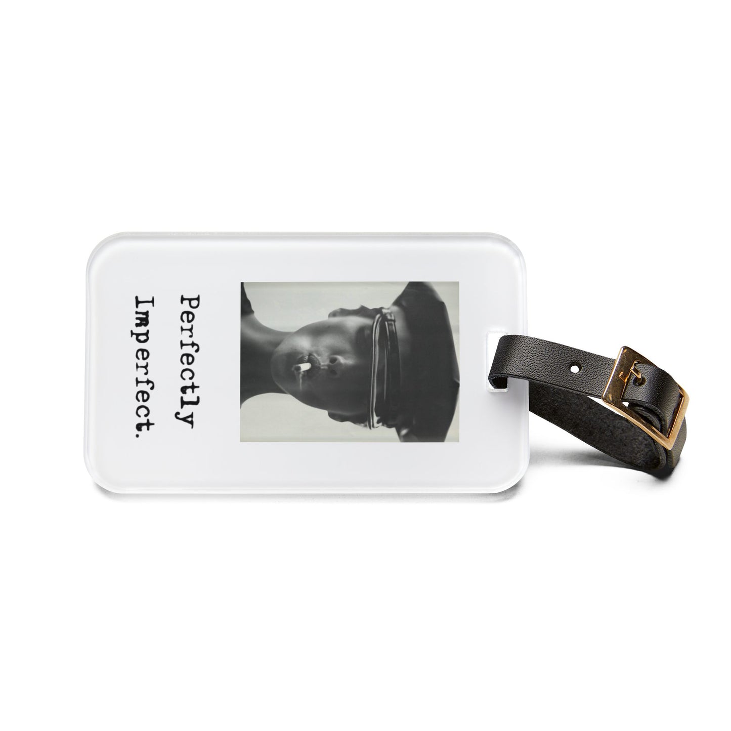 Luggage Tag Perfectly imperfect by Mariu del Campo.
