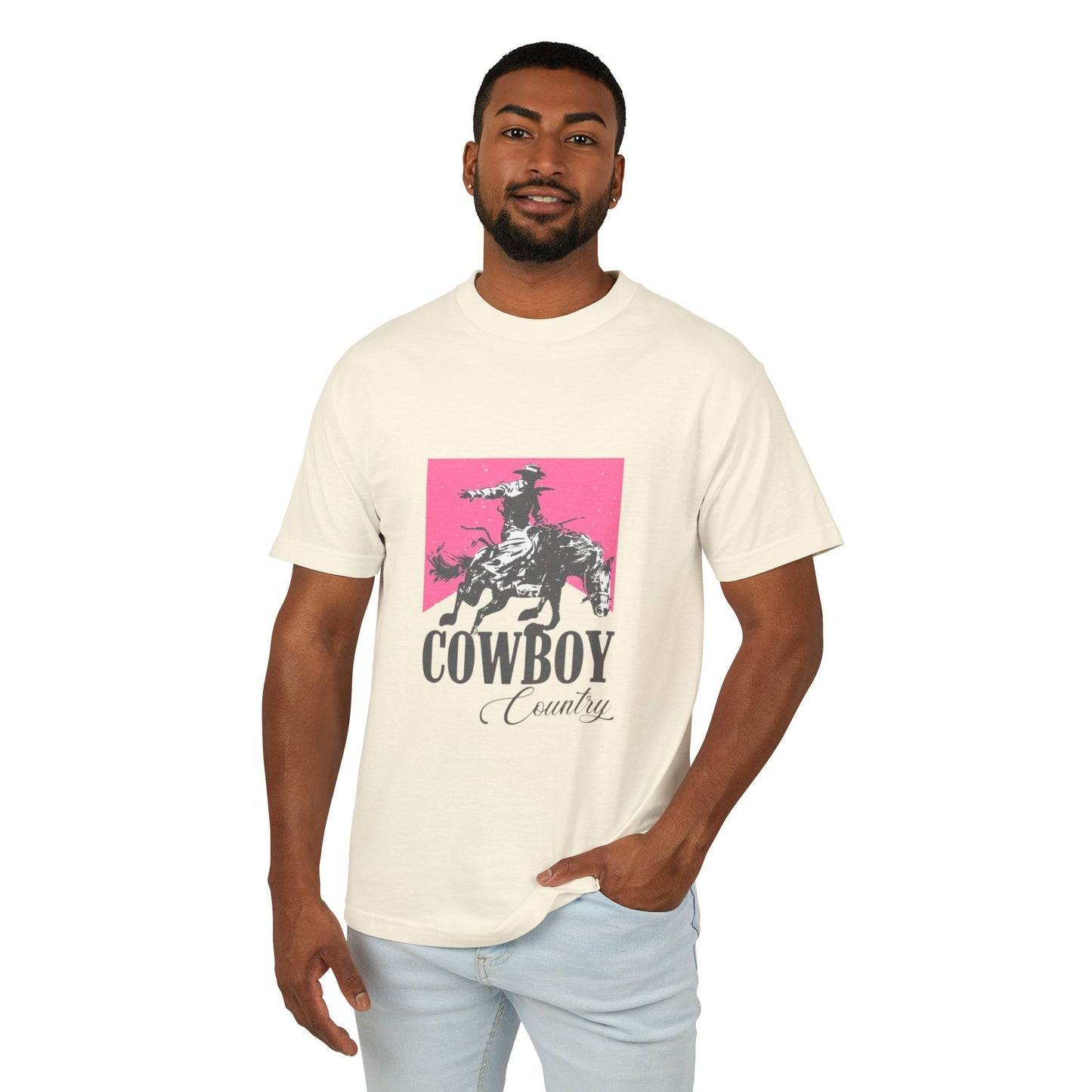T-Shirt Unisex Cotton CowBoy by Mariu del Campo.