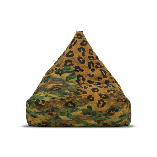 Bean Bag Chair Cover Leopard Camo by Mariu del Campo — large 38x42 lifestyle
