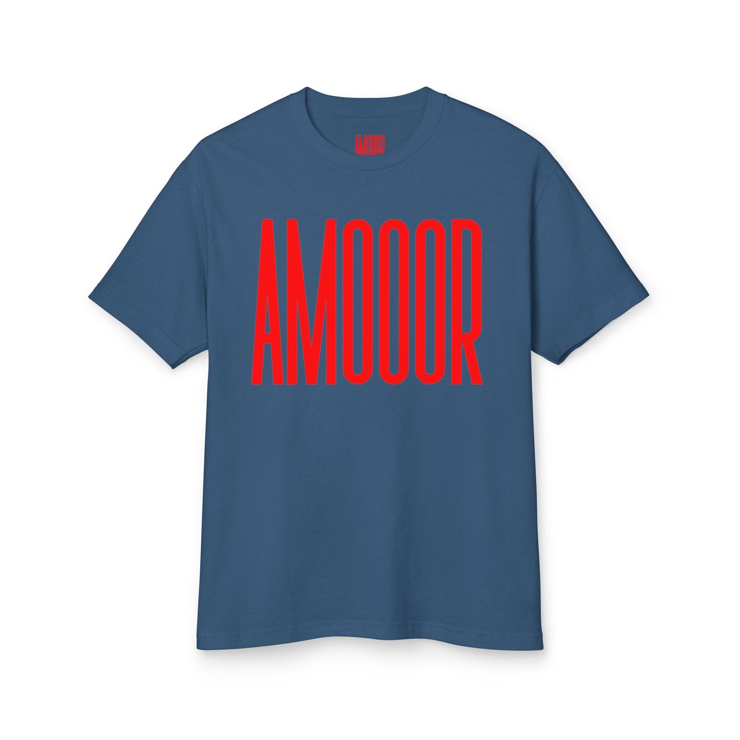 T-Shirt AMOOOR Unisex Heavyweight Cotton Tee by Mariu del Campo.