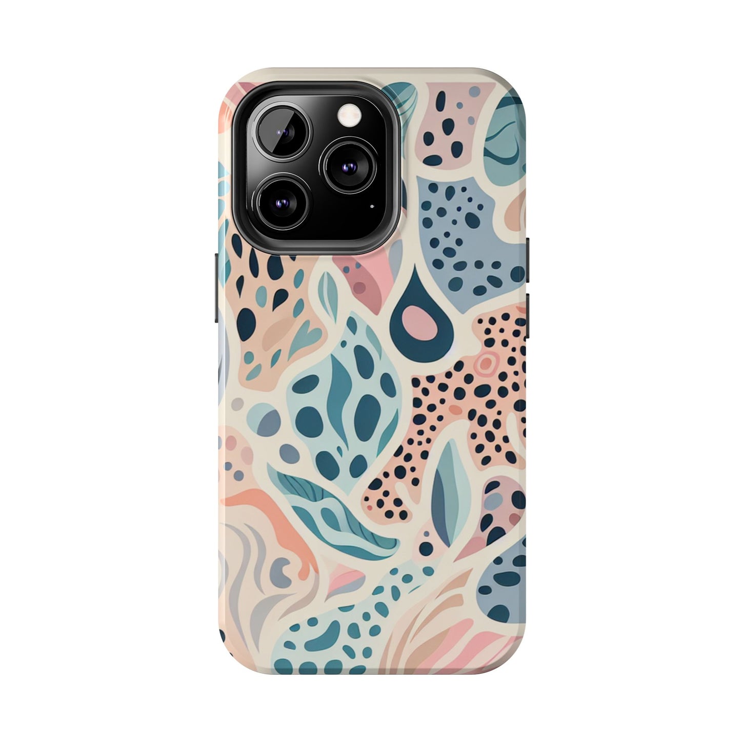 Cases Tough Phone Animal Print - Pastel Design by Mariu del Campo.