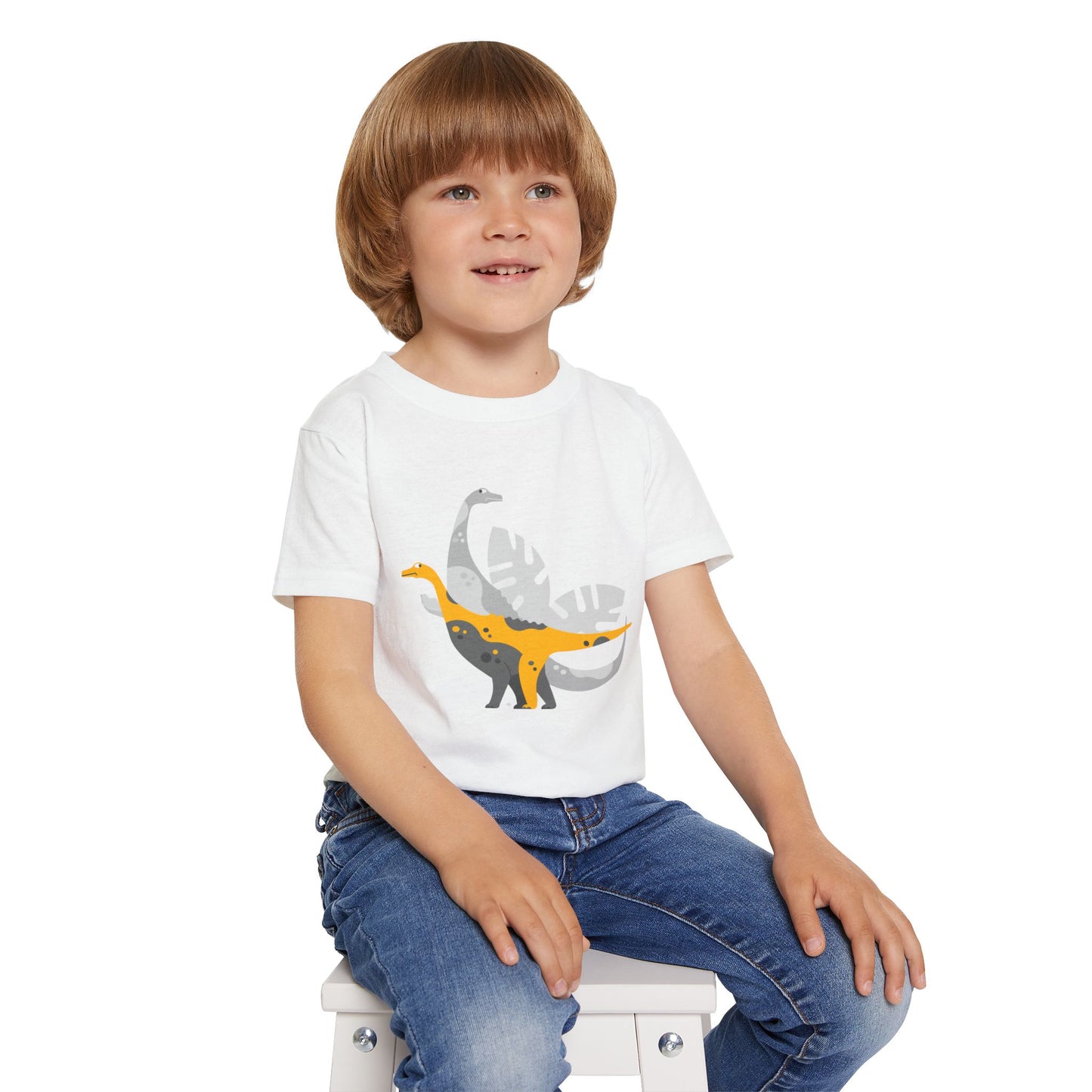 T-Shirt Heavy Cotton™ Toddler Dinosaurs by Mariu del Campo.