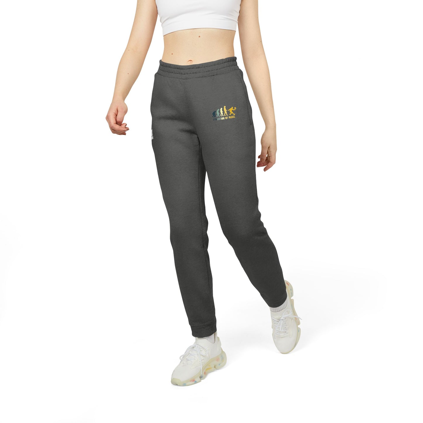 adidas® Unisex Fleece Joggers Evolution of Padel by Mariu del Campo.