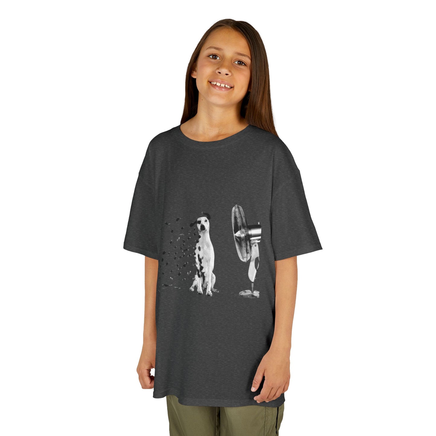 T- Shirt Kids Cotton Dalmata's fan by Mariu del Campo.