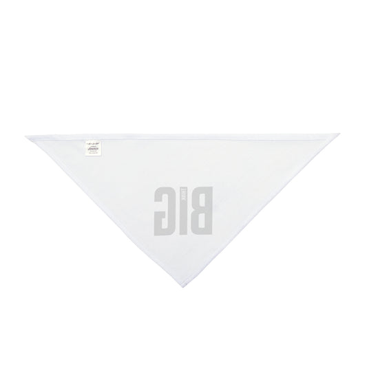 Pet Bandana Think Big by Mariu del Campo — dog wearing bandana, lifestyle photo