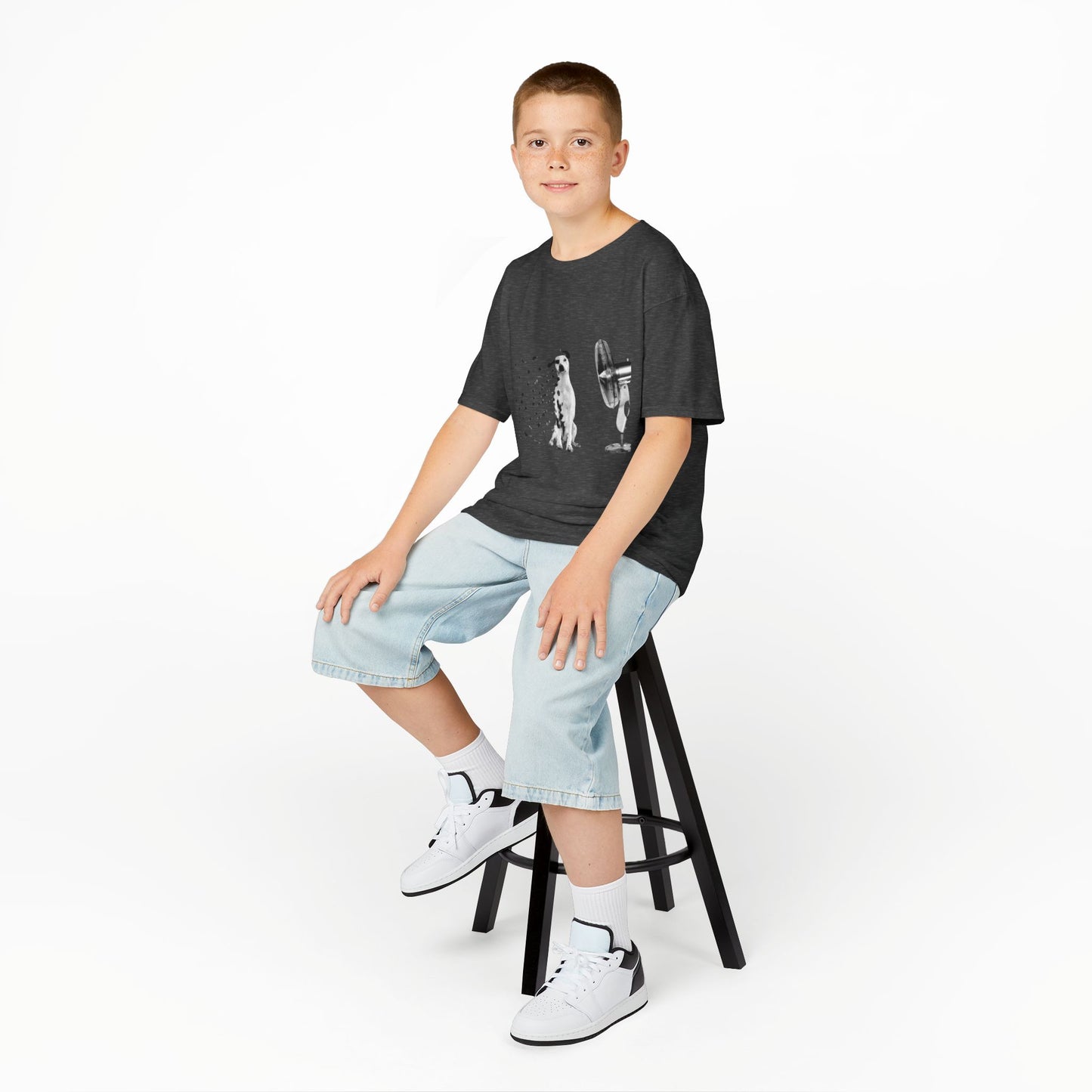 T- Shirt Kids Cotton Dalmata's fan by Mariu del Campo.