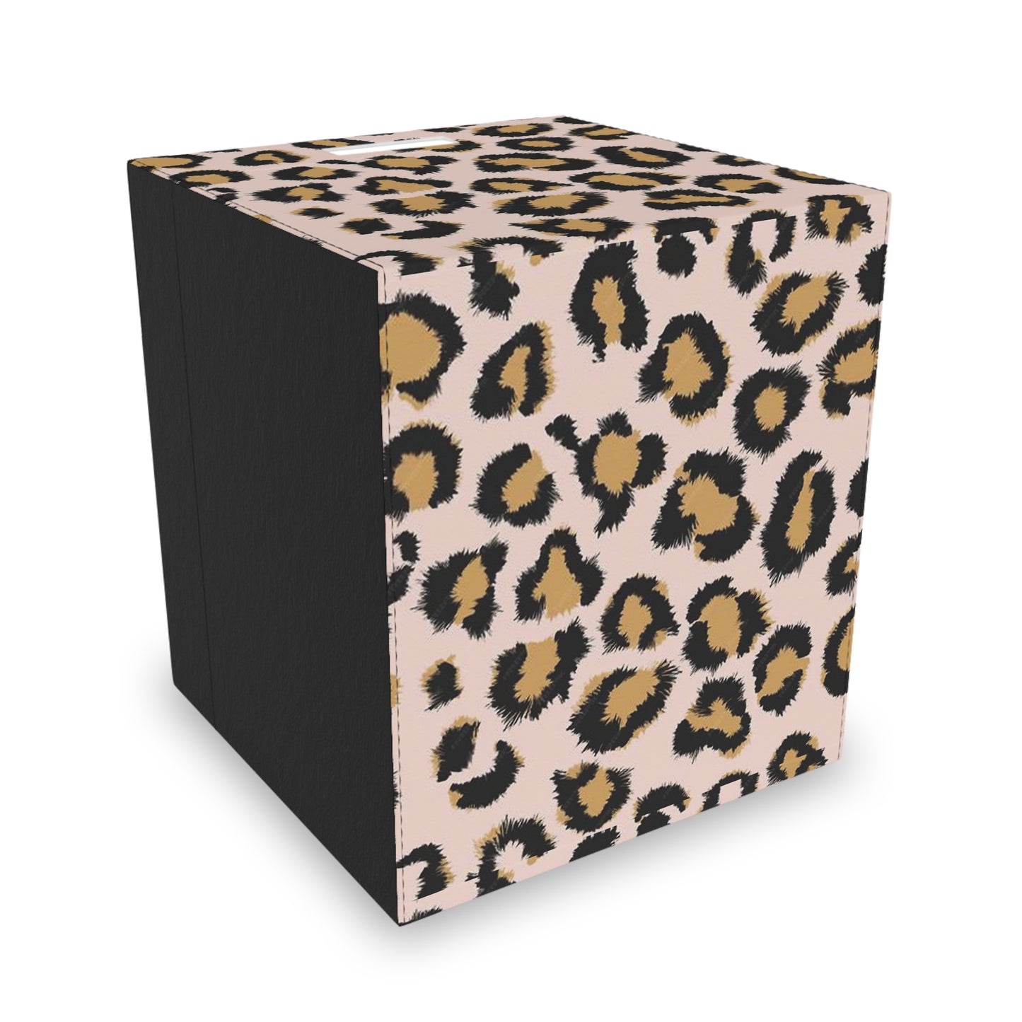 Felt Storage Box leopard black by Mariu del Campo.
