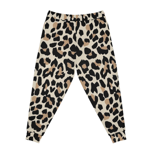 Joggers Leopard Athletic by Mariu del Campo — waistband and side seam detail