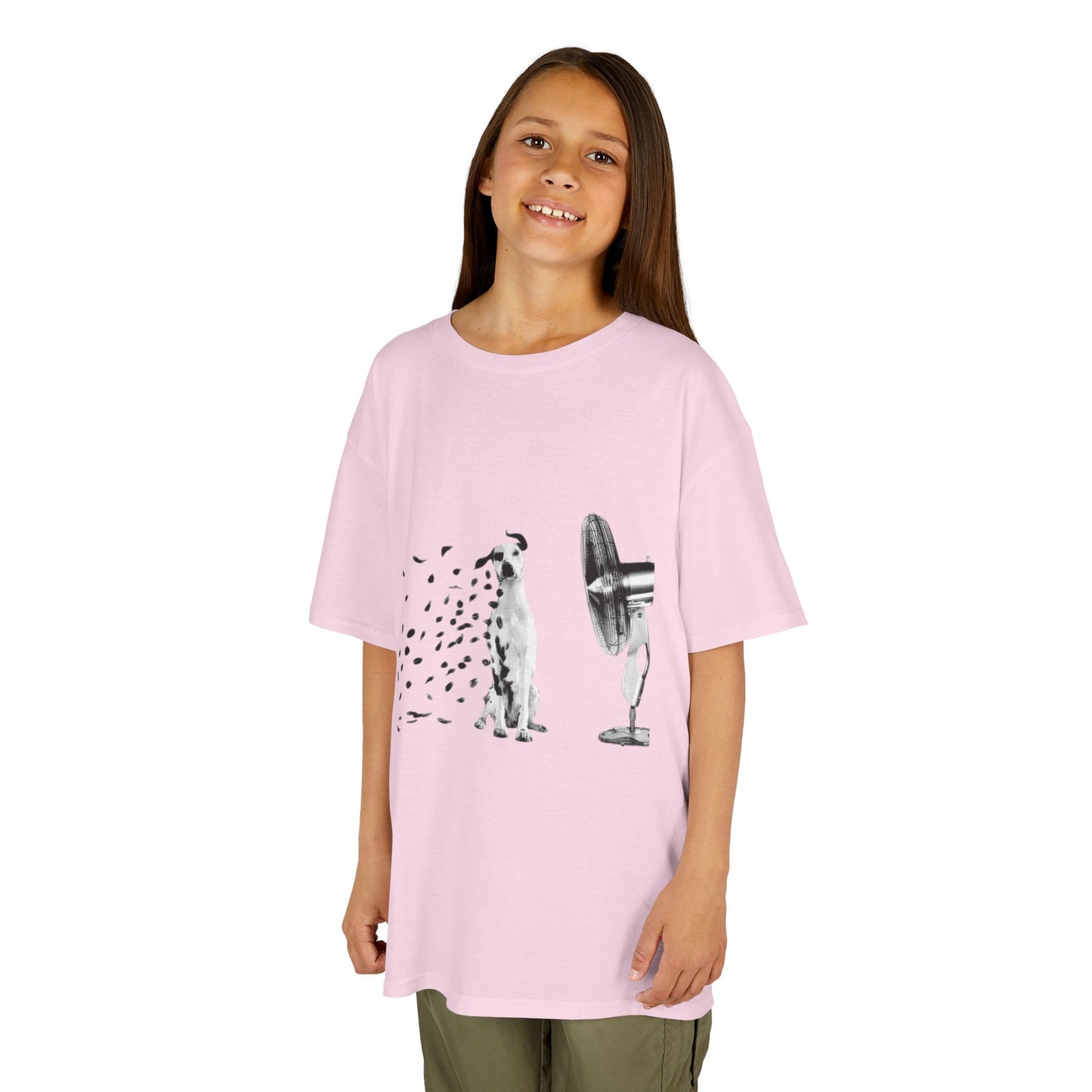 T- Shirt Kids Cotton Dalmata's fan by Mariu del Campo.