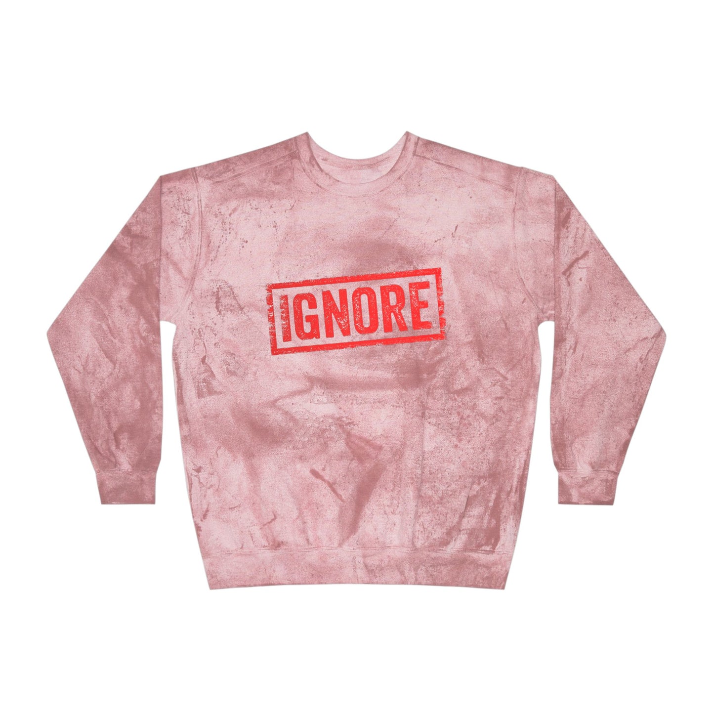 Sweatshirt Unisex Color Blast Crewneck ignore by Mariu del Campo.