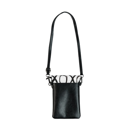 Phone Wallet Bag Small XOXO by Mariu del Campo — open view showing interior