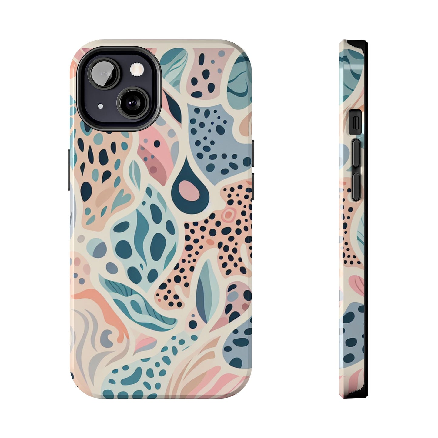 Cases Tough Phone Animal Print - Pastel Design by Mariu del Campo.