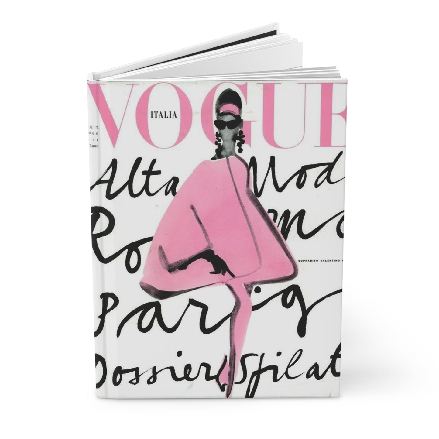 Journal Hardcover Matte Vogue by Mariu del Campo.