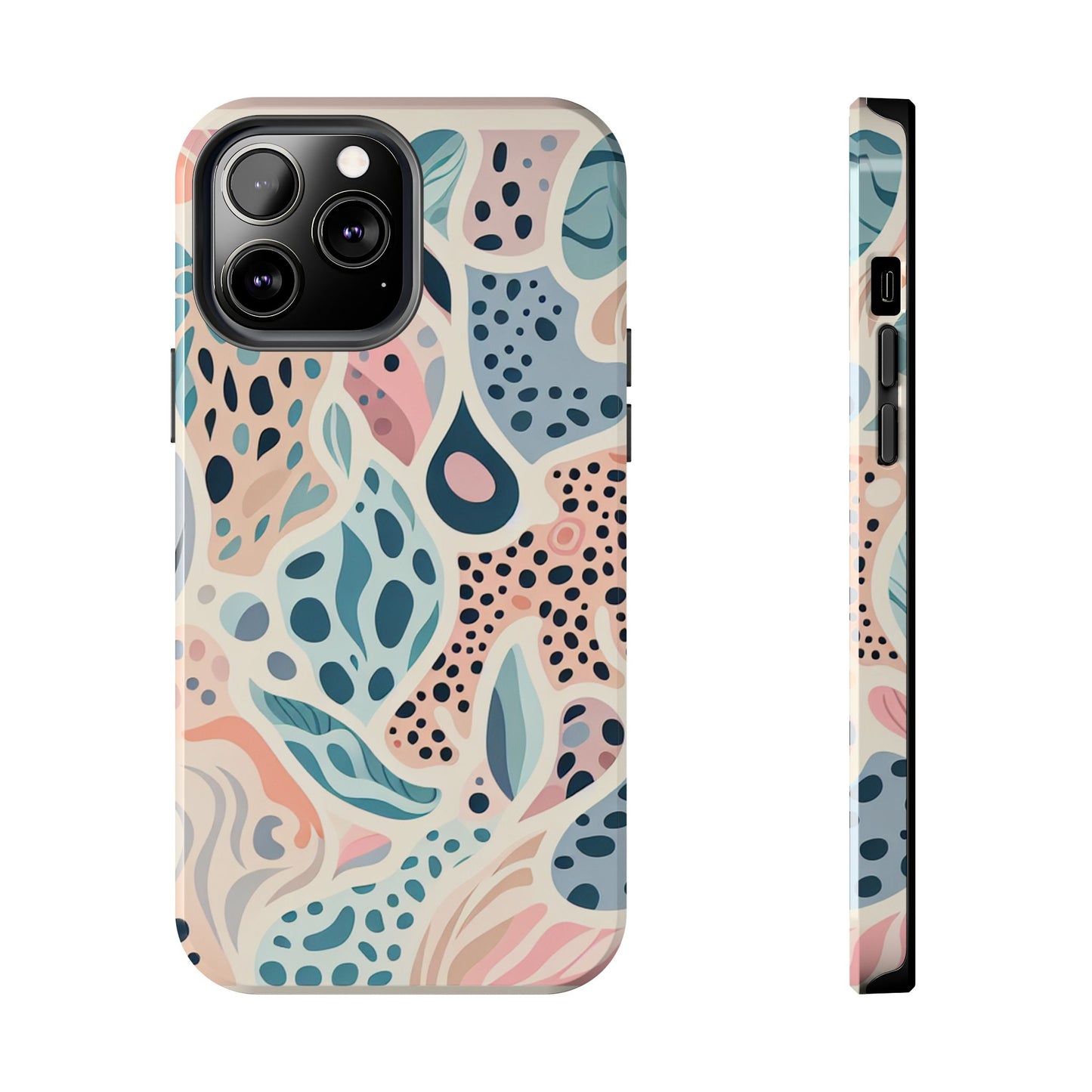 Cases Tough Phone Animal Print - Pastel Design by Mariu del Campo.